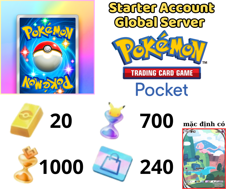 [GLOBAL] Pokémon TCG Pocket 20 Ex